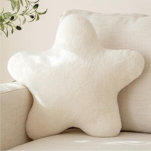 Star-Shaped Plush Pillow
